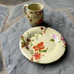 Anthropologie-Flowerfield Dessert Plate